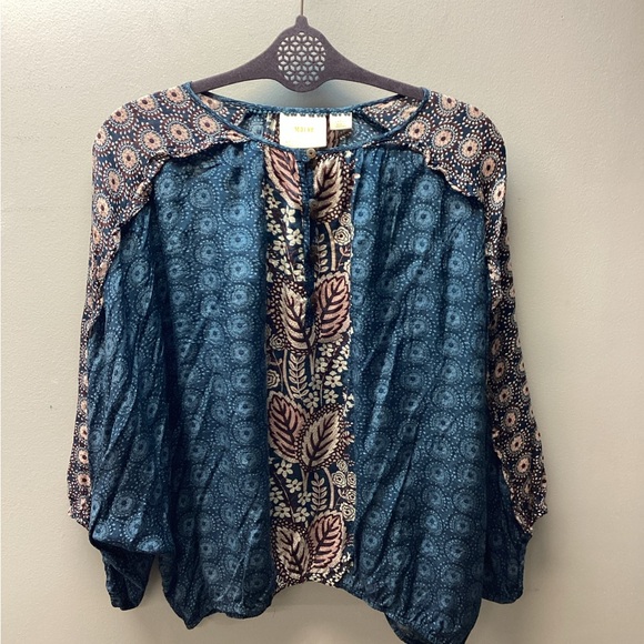 Maeve Tops - Maeve by Anthropologie Letizia Ruffled Blouse